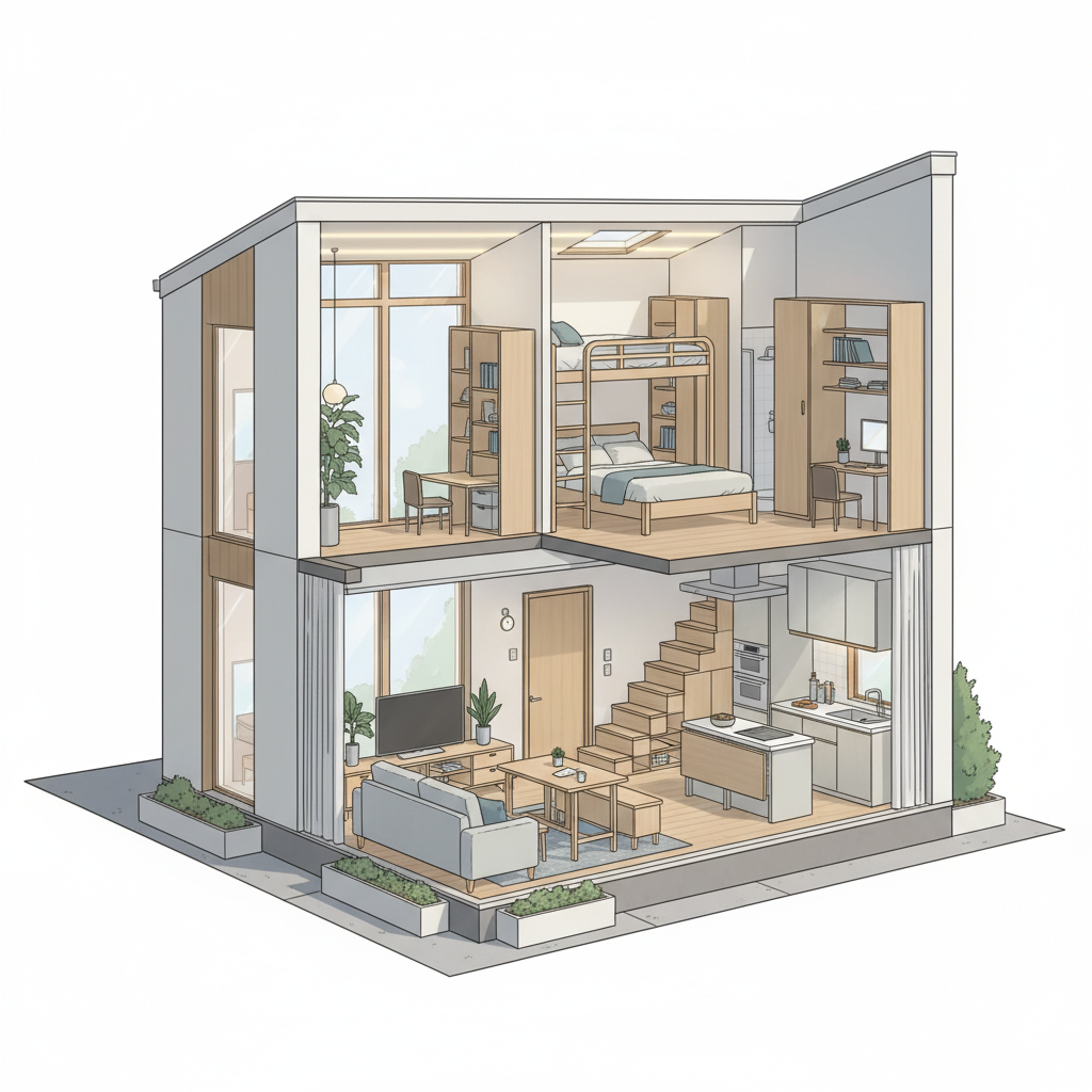 Tren Rumah Compact: Solusi Hunian Efisien di Kota Padat
