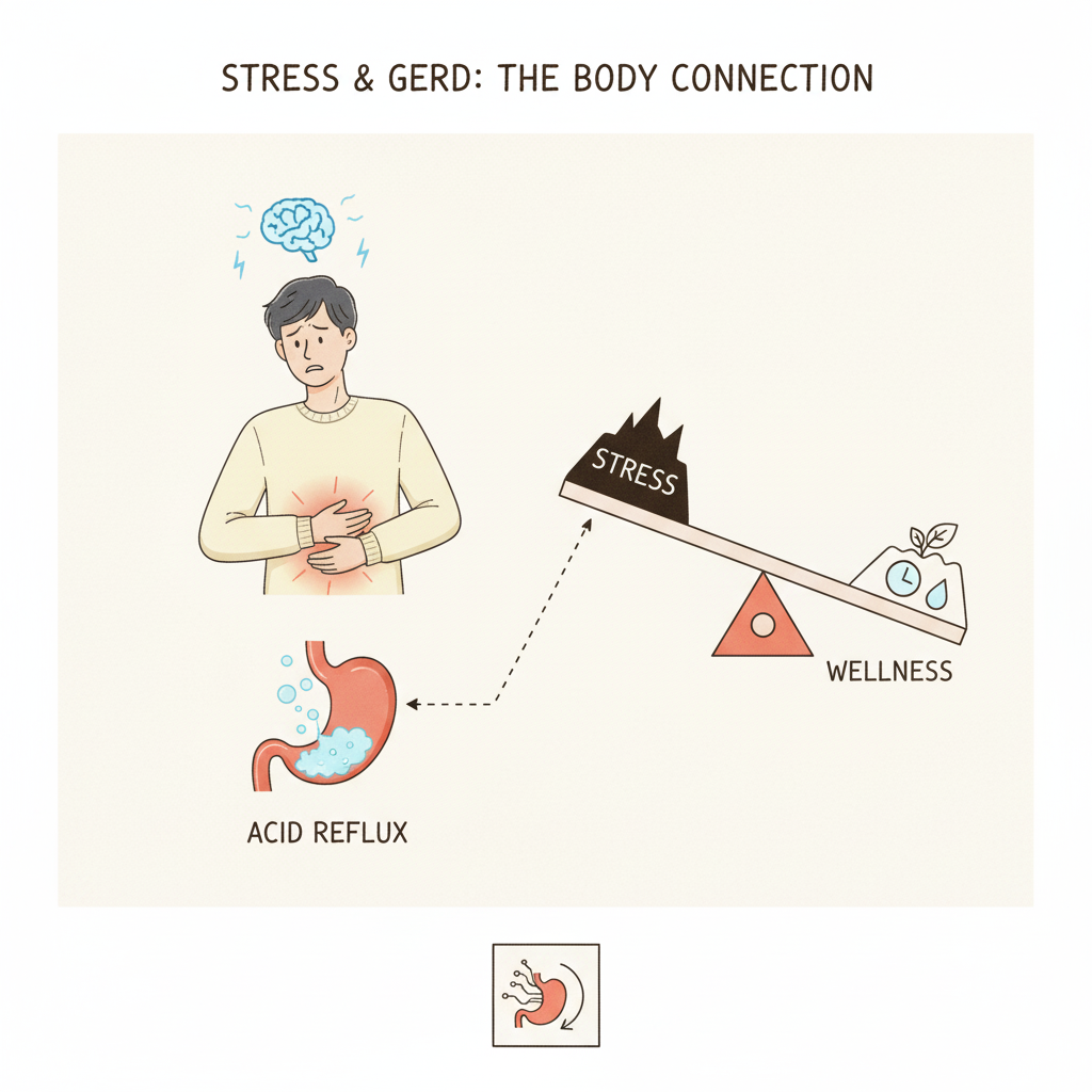 Hubungan Stres dan GERD: Kenapa Pikiran Bisa Pengaruhi Asam Lambung