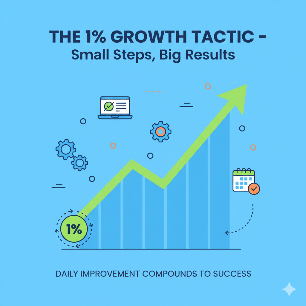 Growth Tactics 1%: Cara Menambah Omzet dari Perbaikan Kecil Harian