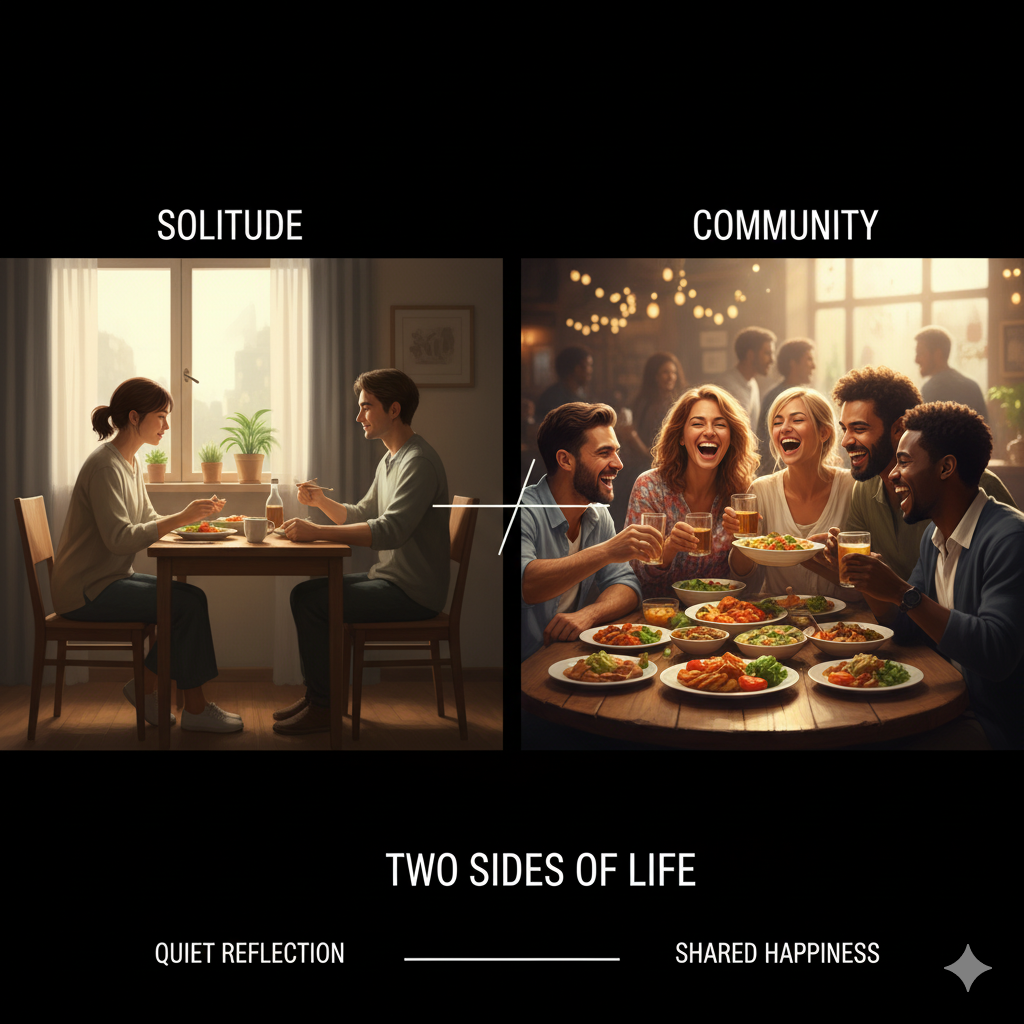 Efek Psikologis dari Makan Sendiri vs Bersama Orang Lain