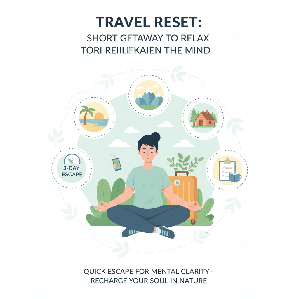 Travel Reset: Liburan Singkat untuk Mengosongkan Pikiran & Balik Lebih Produktif
