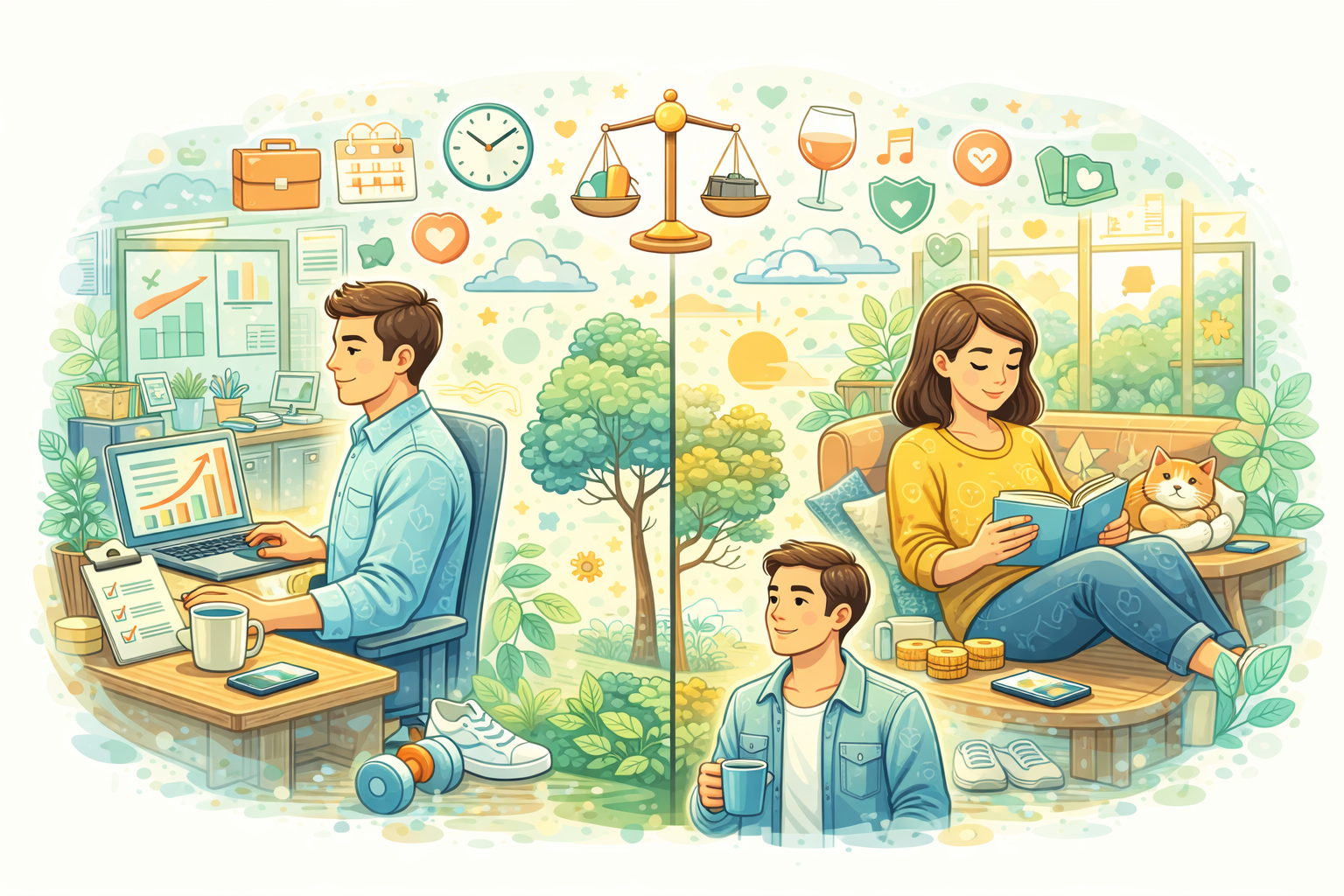 Gaya Hidup Seimbang di Tengah Rutinitas Modern